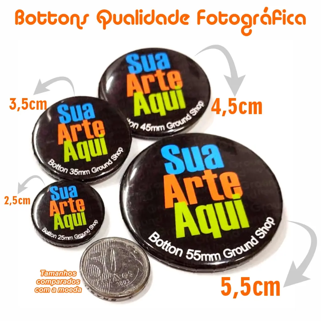 Boton alfinete 3.5cm