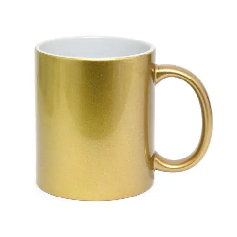 Caneca porcelana perolada - 325 ml