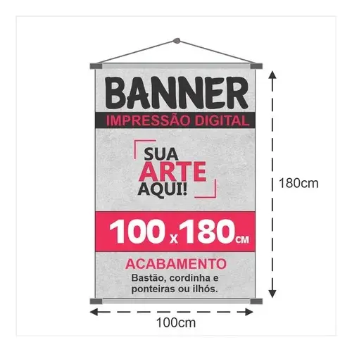 Banner 100x180cm 440g
