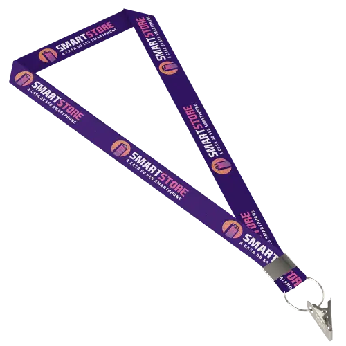 Cordões para crachá 20mm personalizados frente e verso (1000)