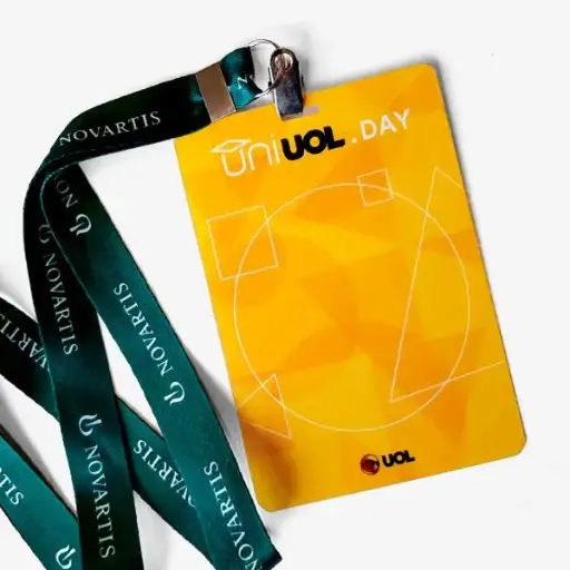 Credenciais 10x14cm PVC 0,30mm só frente