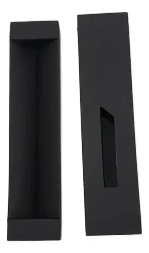 Estojo papelão preto para caneta