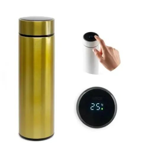 Garrafa térmica com display de led