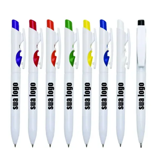 Caneta plástica Leblon personalizada