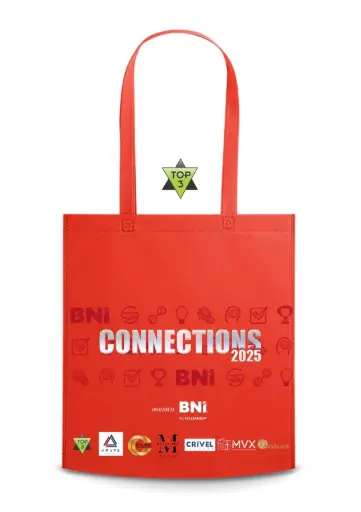 Sacolas TNT 80g c/impressão digital full color